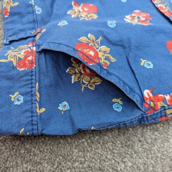 Hollister low rise cotton blend floral print shorts size Medium Bohemian - Picture 5 of 10